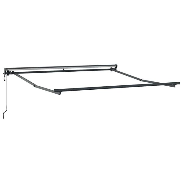 Verstellbarer Markisenrahmen Anthrazit 3x2,5m
