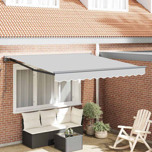 Verstellbarer Markisenrahmen Anthrazit 3,5x2,5m