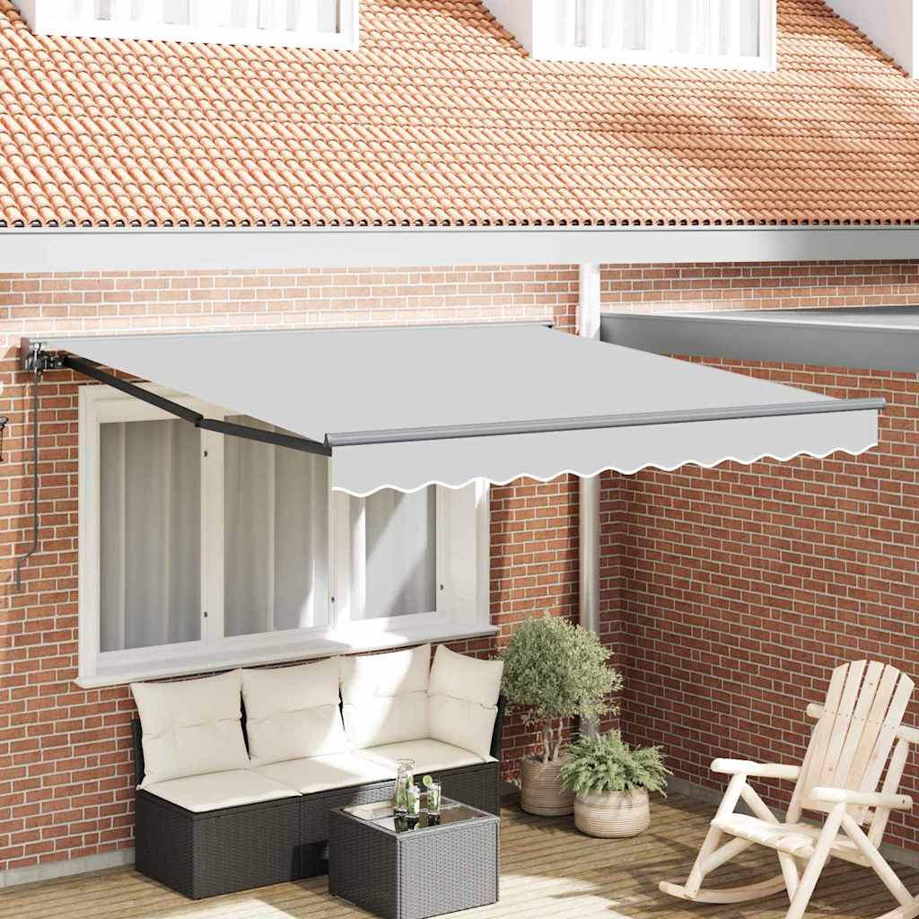 Verstellbarer Markisenrahmen Anthrazit 3,5x2,5m