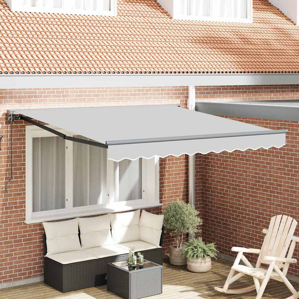Verstellbarer Markisenrahmen Anthrazit 3,5x2,5m
