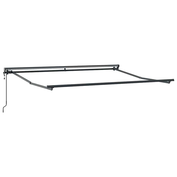 Verstellbarer Markisenrahmen Anthrazit 3,5x2,5m