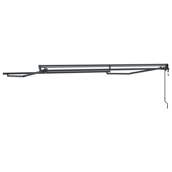 Verstellbarer Markisenrahmen Anthrazit 3,5x2,5m