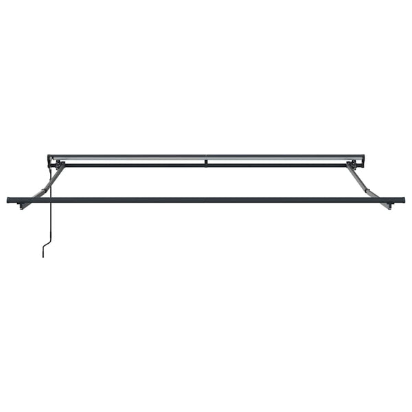 Verstellbarer Markisenrahmen Anthrazit 3,5x2,5m