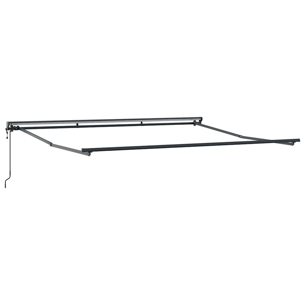 Verstellbarer Markisenrahmen Anthrazit 4x3m
