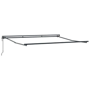 Verstellbarer Markisenrahmen Anthrazit 4x3m