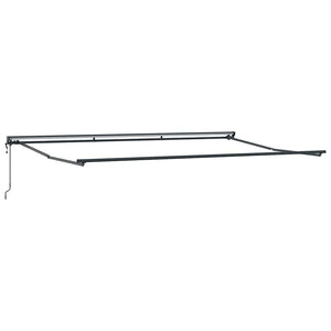 Verstellbarer Markisenrahmen Anthrazit 5x3 m
