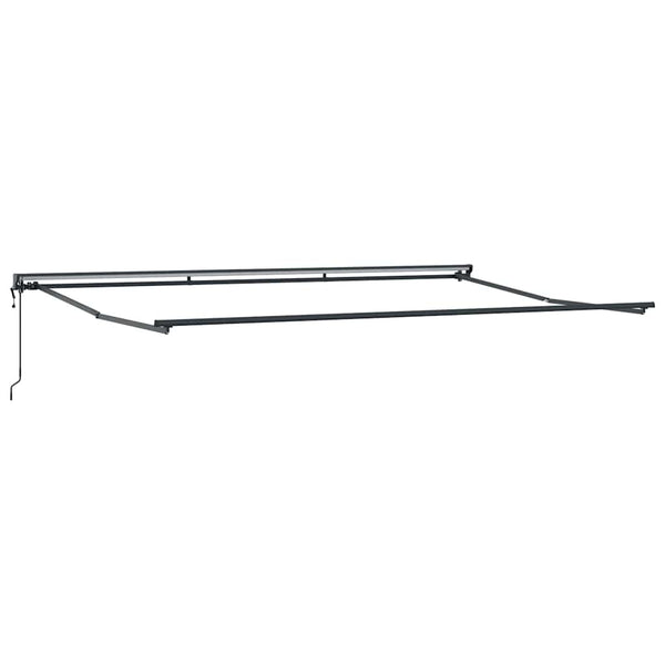 Verstellbarer Markisenrahmen Anthrazit 5x3 m