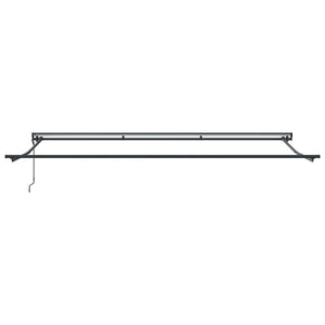 Verstellbarer Markisenrahmen Anthrazit 5x3 m