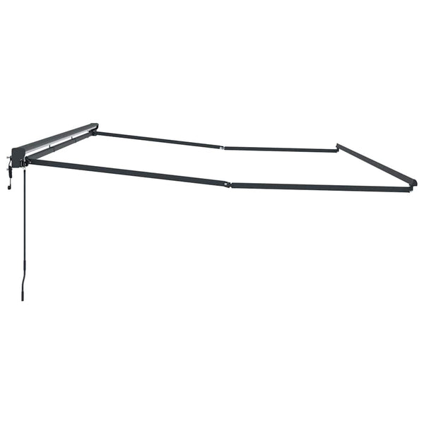 Verstellbarer Markisenrahmen Anthrazit 5x3 m