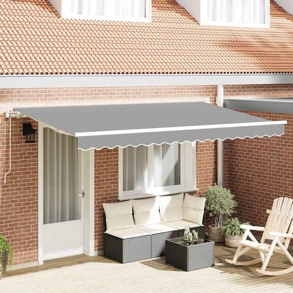 Markisenrahmen Weiß 4x2 m Metall