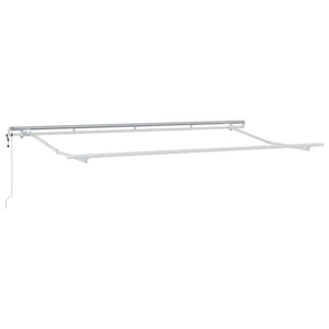 Markisenrahmen Weiß 4x2 m Metall
