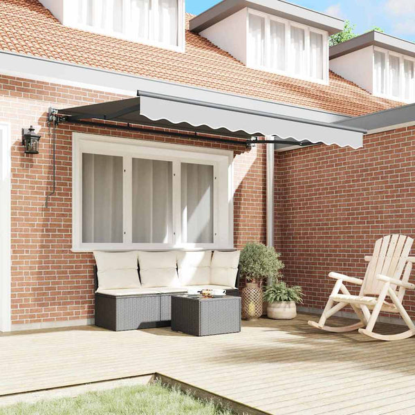 Markisenrahmen Anthrazit 2,5x2m Metall