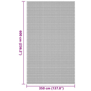 Zeltteppich Anthrazit 600 x 350 cm