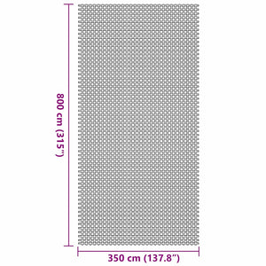 vidaXL Tapis de tente anthracite 800 x 350 cm polyester