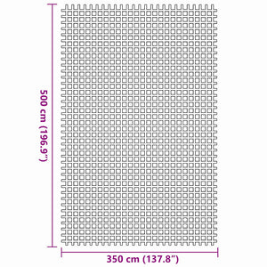 Blauer Zeltteppich 500 x 350 cm