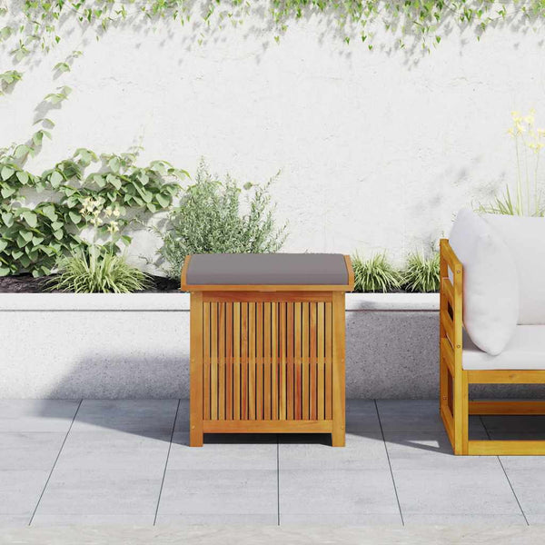 Akazienholz Kissenbox für Außenbereich 60x50x61cm