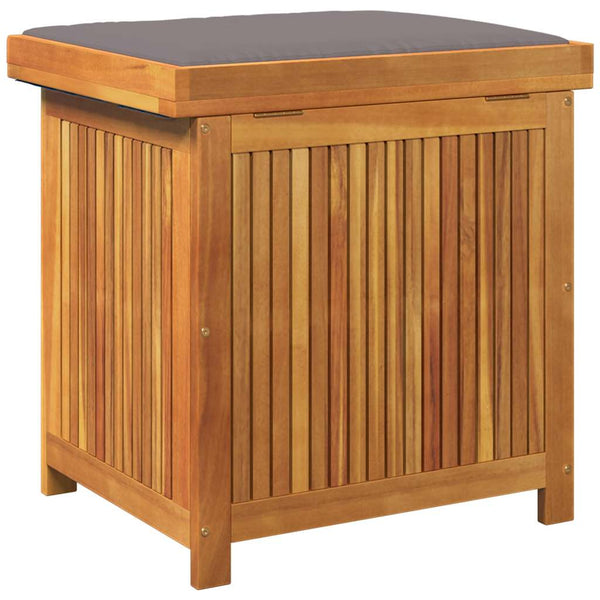 Akazienholz Kissenbox für Außenbereich 60x50x61cm