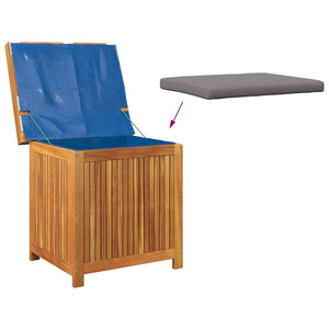 Akazienholz Kissenbox für Außenbereich 60x50x61cm