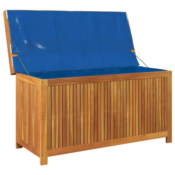 vidaXL Coffre de rangement d'extérieur 113x50x60,5 cm Bois d'acacia massif