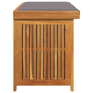 vidaXL Coffre de rangement d'extérieur 113x50x60,5 cm Bois d'acacia massif