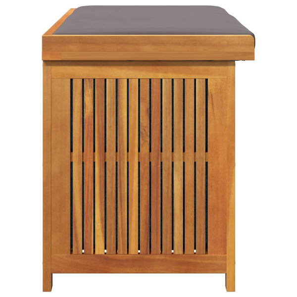 vidaXL Coffre de rangement d'extérieur 113x50x60,5 cm Bois d'acacia massif