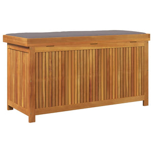 vidaXL Coffre de rangement d'extérieur 113x50x60,5 cm Bois d'acacia massif