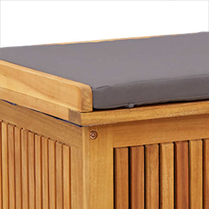 vidaXL Coffre de rangement d'extérieur 113x50x60,5 cm Bois d'acacia massif