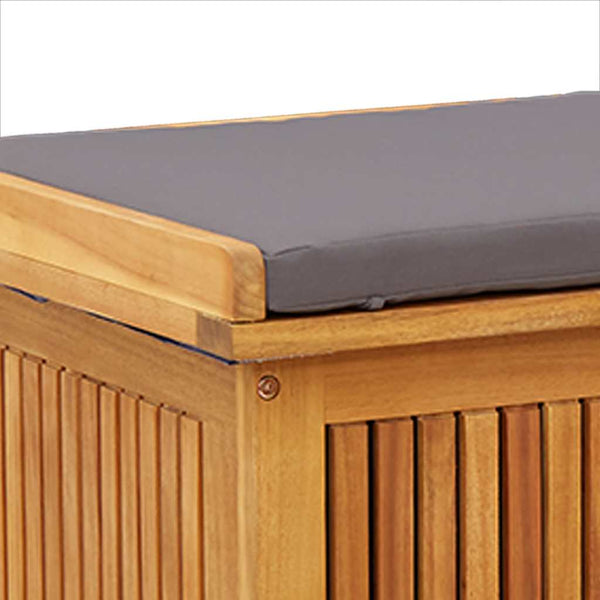 vidaXL Coffre de rangement d'extérieur 113x50x60,5 cm Bois d'acacia massif