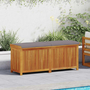 vidaXL Coffre de rangement d'extérieur 150x50x60,5 cm bois d'acacia massif