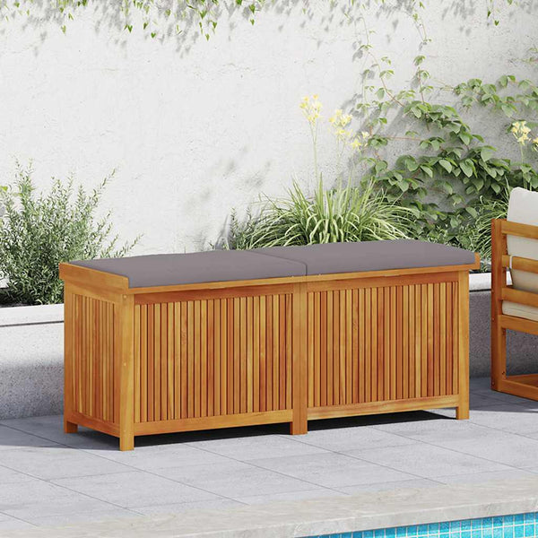 vidaXL Coffre de rangement d'extérieur 150x50x60,5 cm bois d'acacia massif