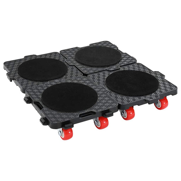 Möbelrollen mit Heber, 4er Set, 300 kg
