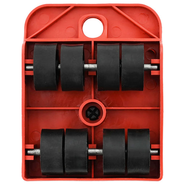 Möbelrollen mit Hebern, 8er Set, 150 kg