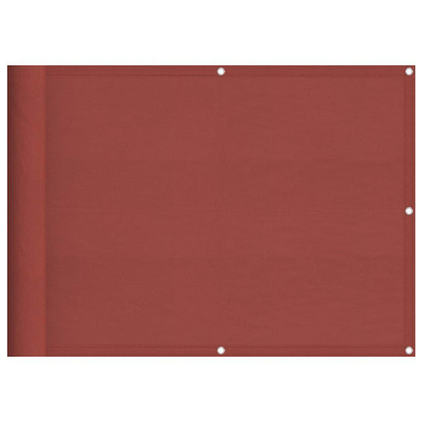 Balkon Sichtschutz Terrakotta 75x700cm