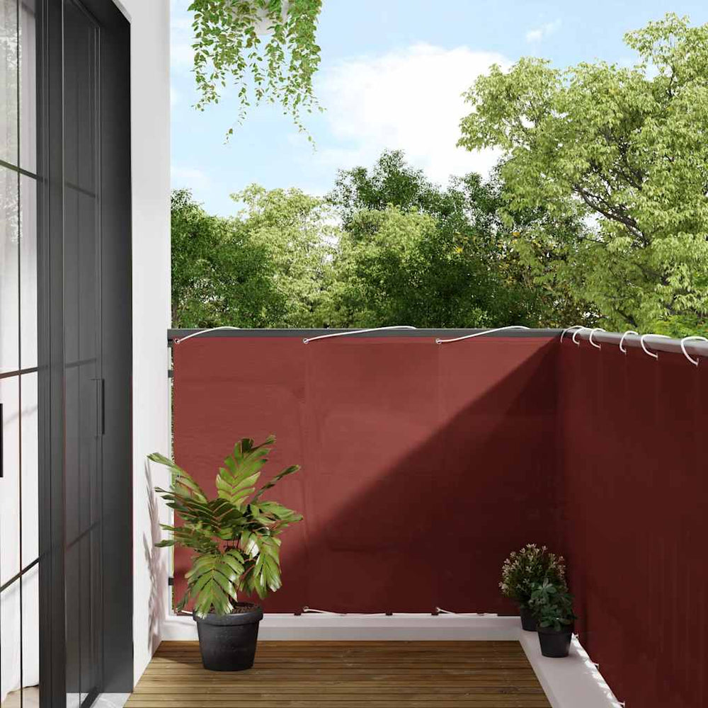 Balkon Sichtschutz Terrakotta 120x800cm