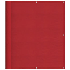 Roter Balkon Sichtschutz 120x800 cm