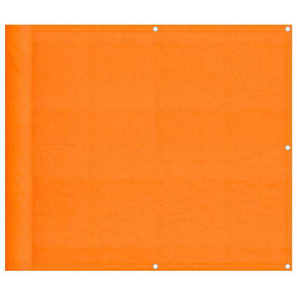 Orange Balkon Sichtschutz 90x800cm
