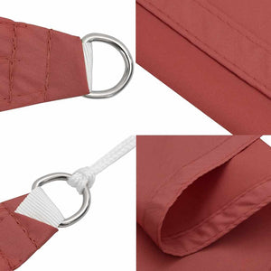 Terrakotta Sonnensegel 2x2x2m Polyester