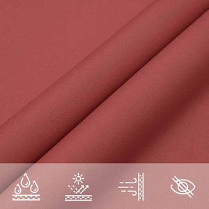 Sonnensegel Terrakotta 7x5x5 m Polyester
