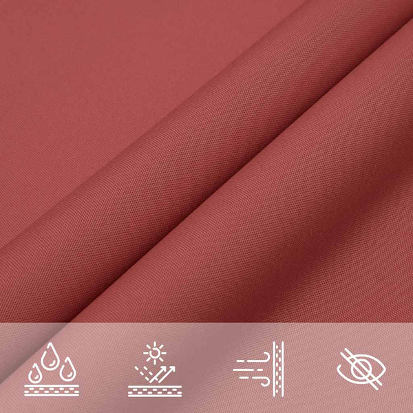 Sonnensegel Terrakotta 7x5x5 m Polyester