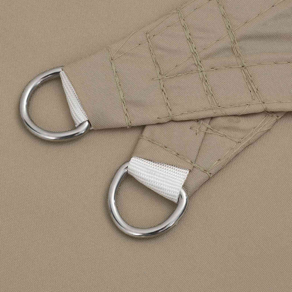 Sonnensegel Taupe 2x2x2 m Polyester