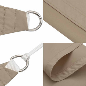 Sonnensegel Taupe 2x2x2 m Polyester