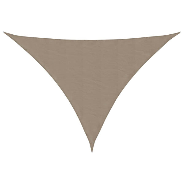 Taupe Sonnensegel 7x5x5m Polyester Oxford