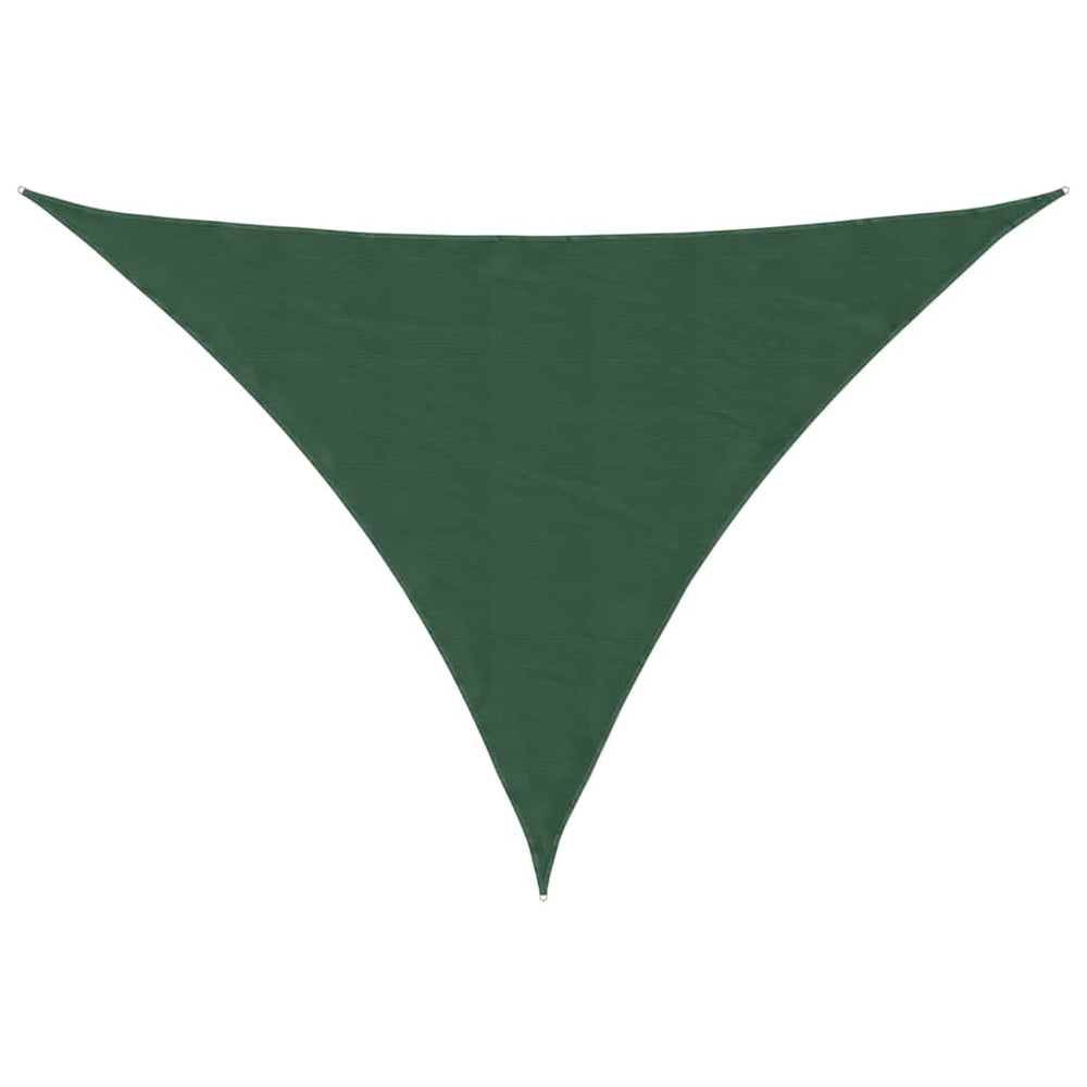 Dunkelgrünes Sonnensegel 7x5x5 m