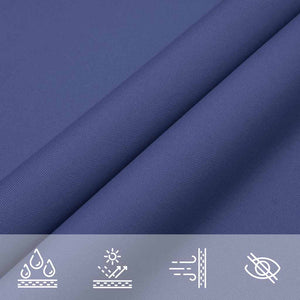 Blaues Sonnensegel 2x2x2 m