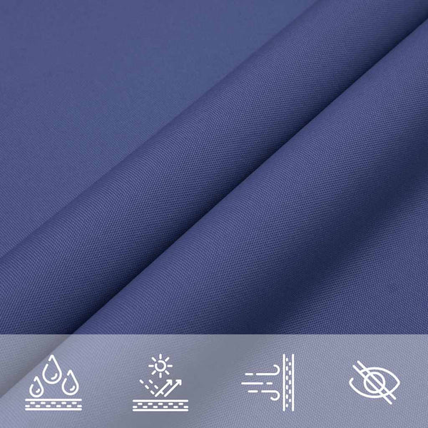Blaues Sonnensegel 2x2x2 m