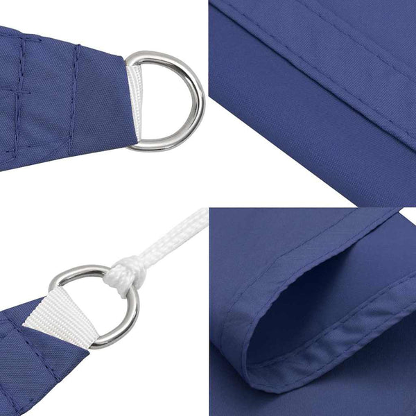 Blaues Sonnensegel 7x5x5 m Polyester Oxford