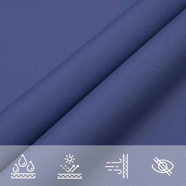 Blaues Sonnensegel 7x5x5 m Polyester Oxford