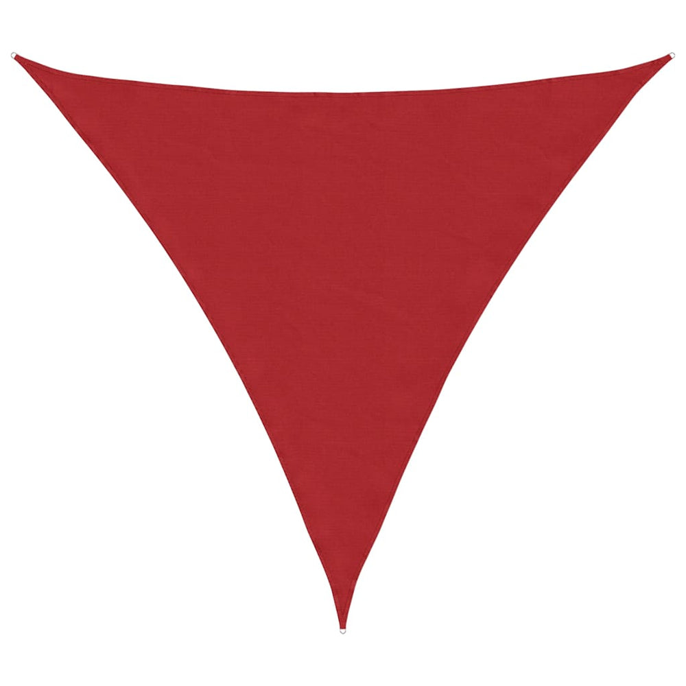Rotes Sonnensegel 2x2x2 m Polyester Oxford