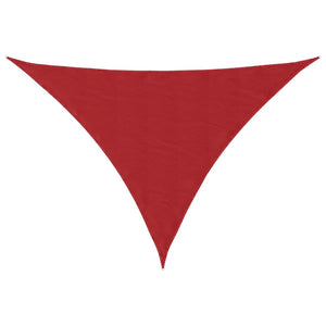 Rotes Sonnensegel 7x5x5 m aus Polyester