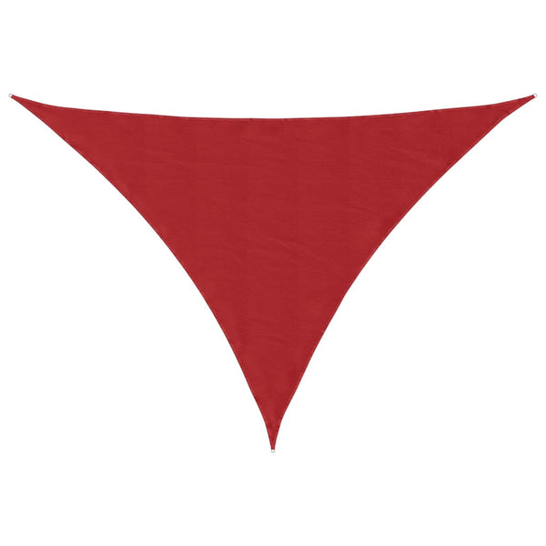 Rotes Sonnensegel 7x5x5 m aus Polyester
